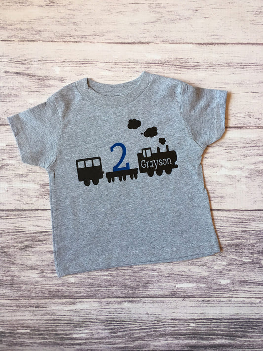 Train birthday shirt, choo choo train birthday shirt, train t-shirt, train shirt, train birthday party, choo choo train party