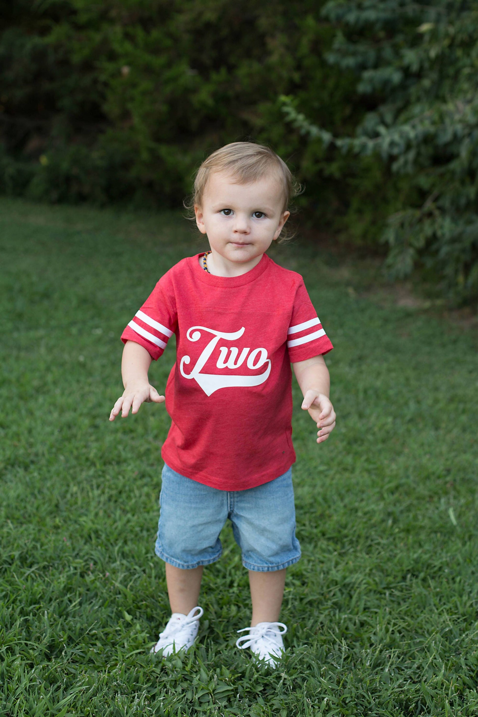 2nd Birthday shirt, Personalized Two Shirt, Sports Jersey Shirt, Gift for Boys