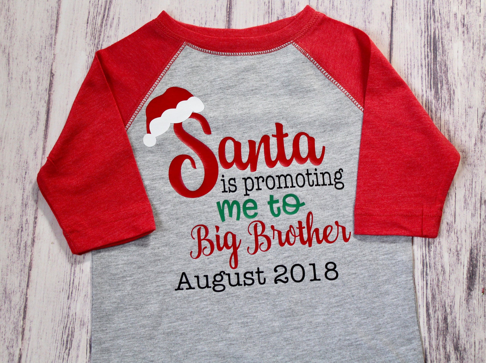 Santa's Promoting Me to Big Brother Christmas Shirt