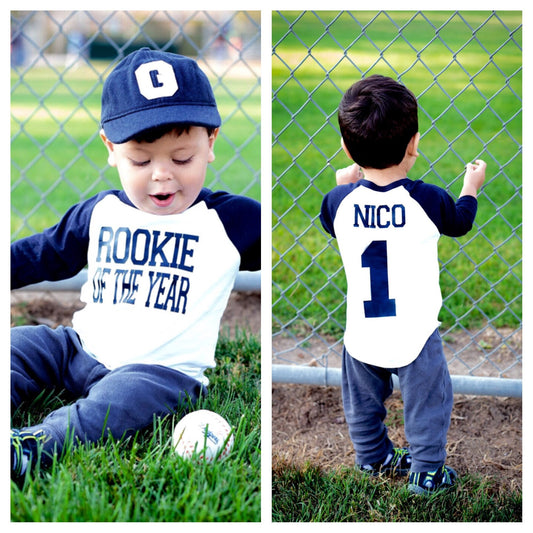 Rookie of the year first birthday shirt