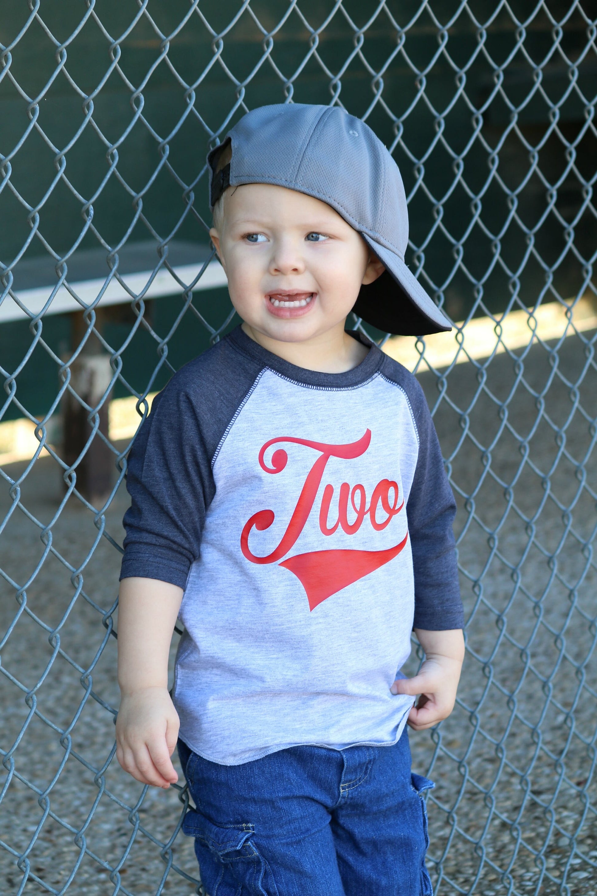 2nd Birthday Baseball Party Shirt, Gift for Two Year Old, Second Birthday Tee,, Boys Birthday T-Shirt