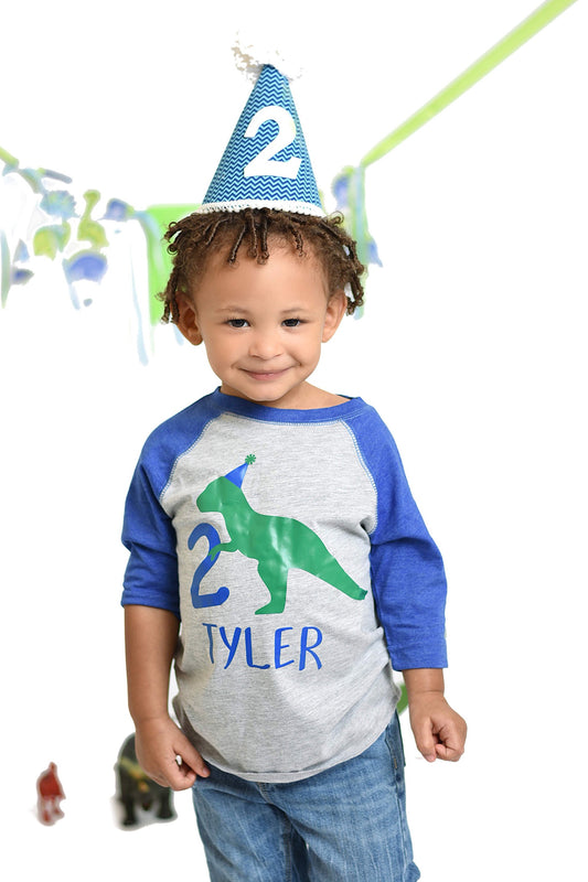 2nd Birthday Dinosaur Party Shirt