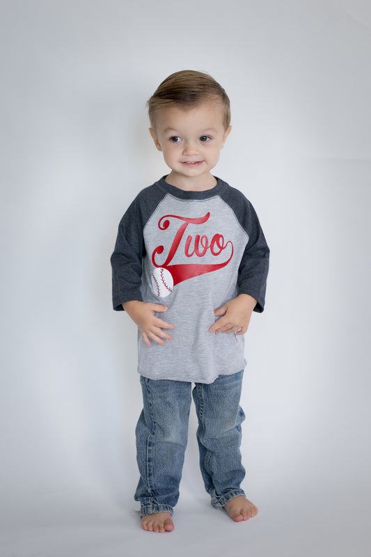 2nd birthday Baseball shirt