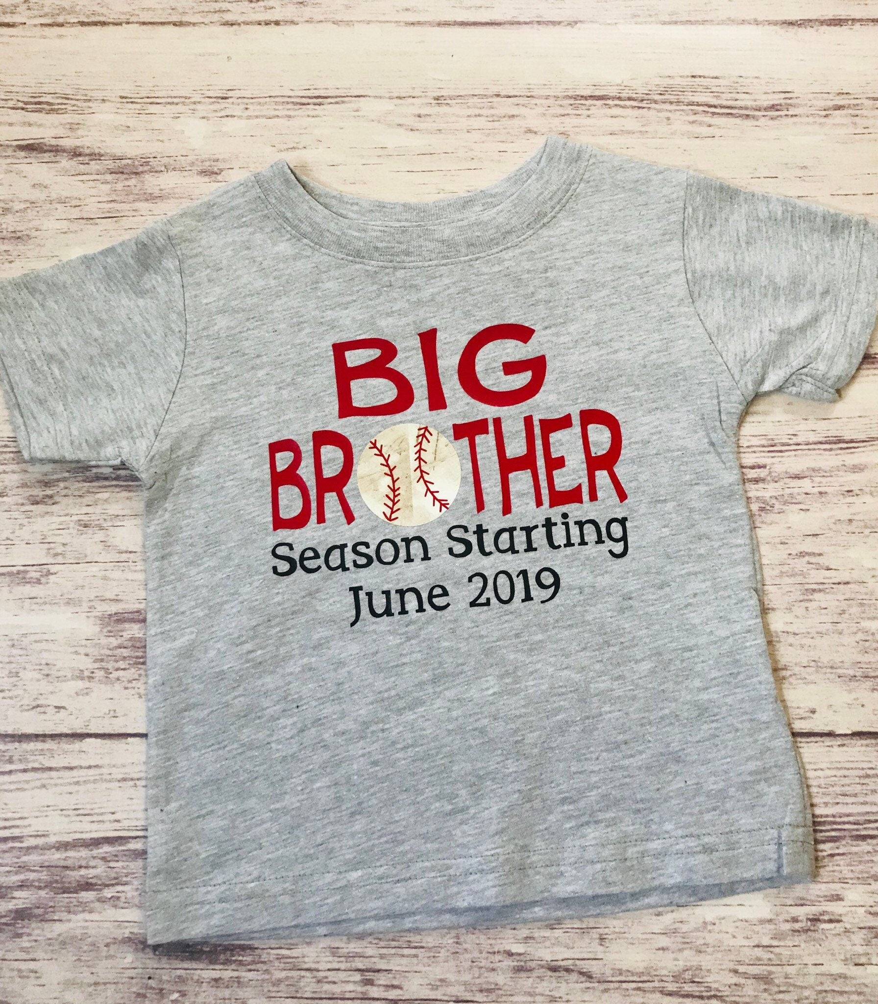 Big Brother Baseball Season Starting Shirt