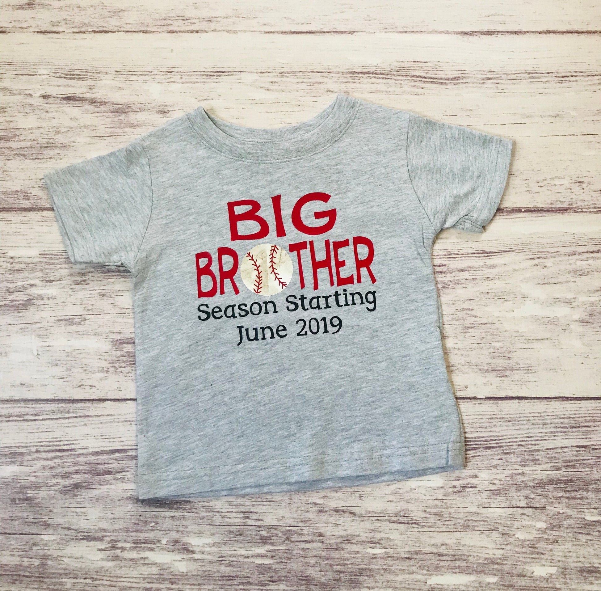 Big Brother Baseball Season Starting Shirt