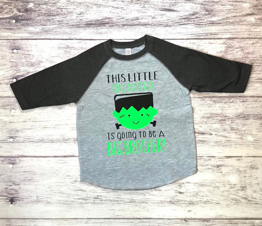 Halloween Big Brother shirt, Halloween Pregnancy Announcement