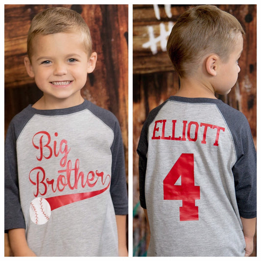 Baseball big brother shirt