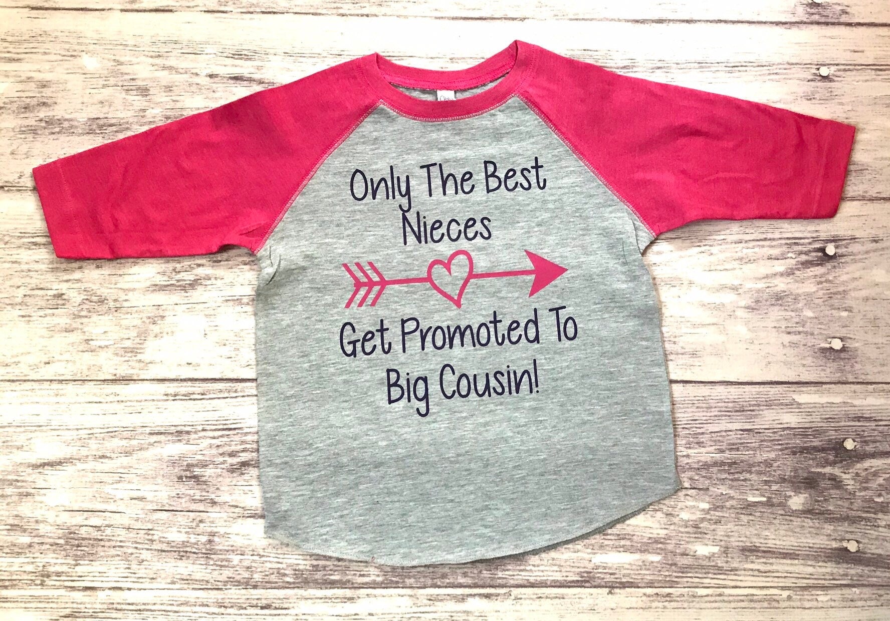 promoted to big cousin shirt