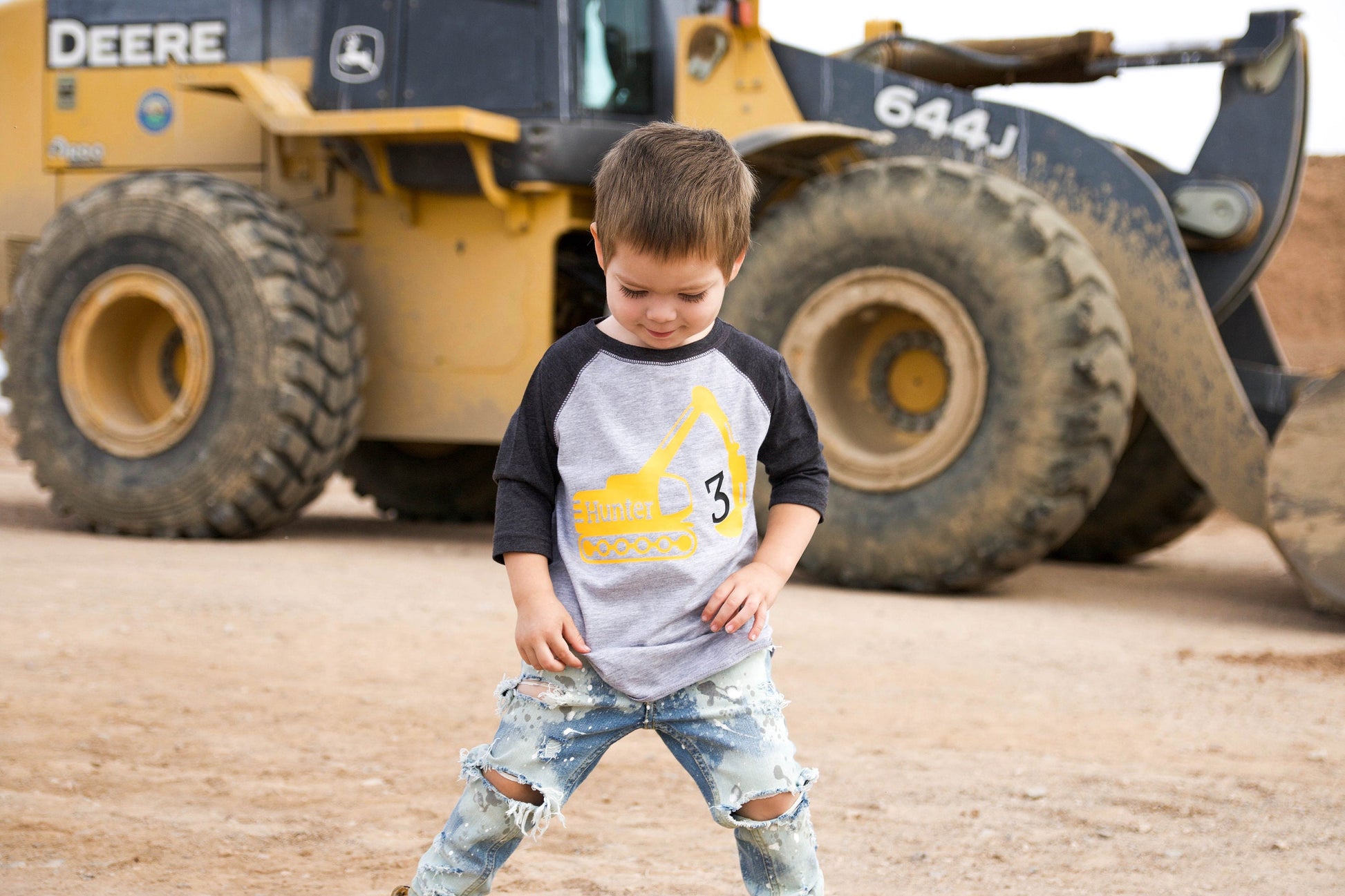 3rd Birthday Shirt, Construction Birthday, 3 Year Old Birthday Shirt, Third Birthday Shirt, Three Year Old Construction Party Tee