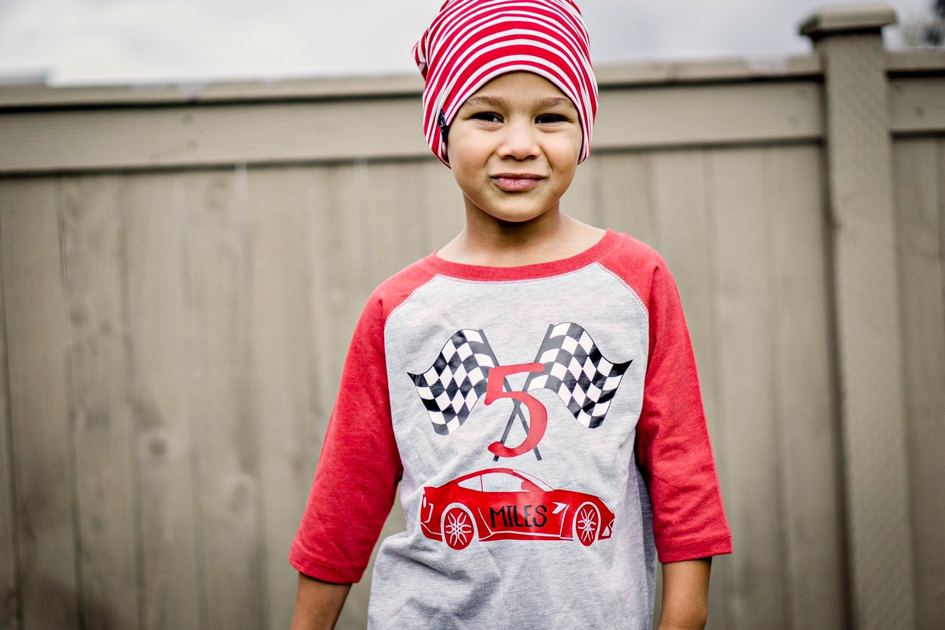5th Birthday Race Car shirt