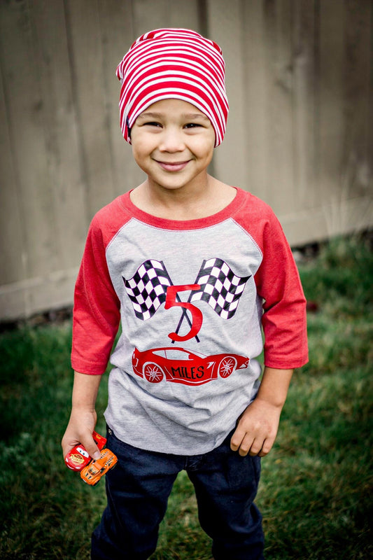 5th Birthday Race Car shirt