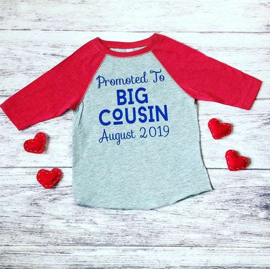 Promoted to Big Cousin Shirt, Grandparent Pregnancy Announcement, Cousin Shirts