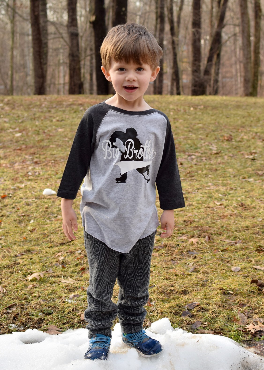 Hockey Big Brother Shirt, Pregnancy Announcement Gift, Pregnancy Reveal