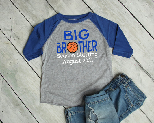 Big Brother Season Starting, basketball big brother shirt