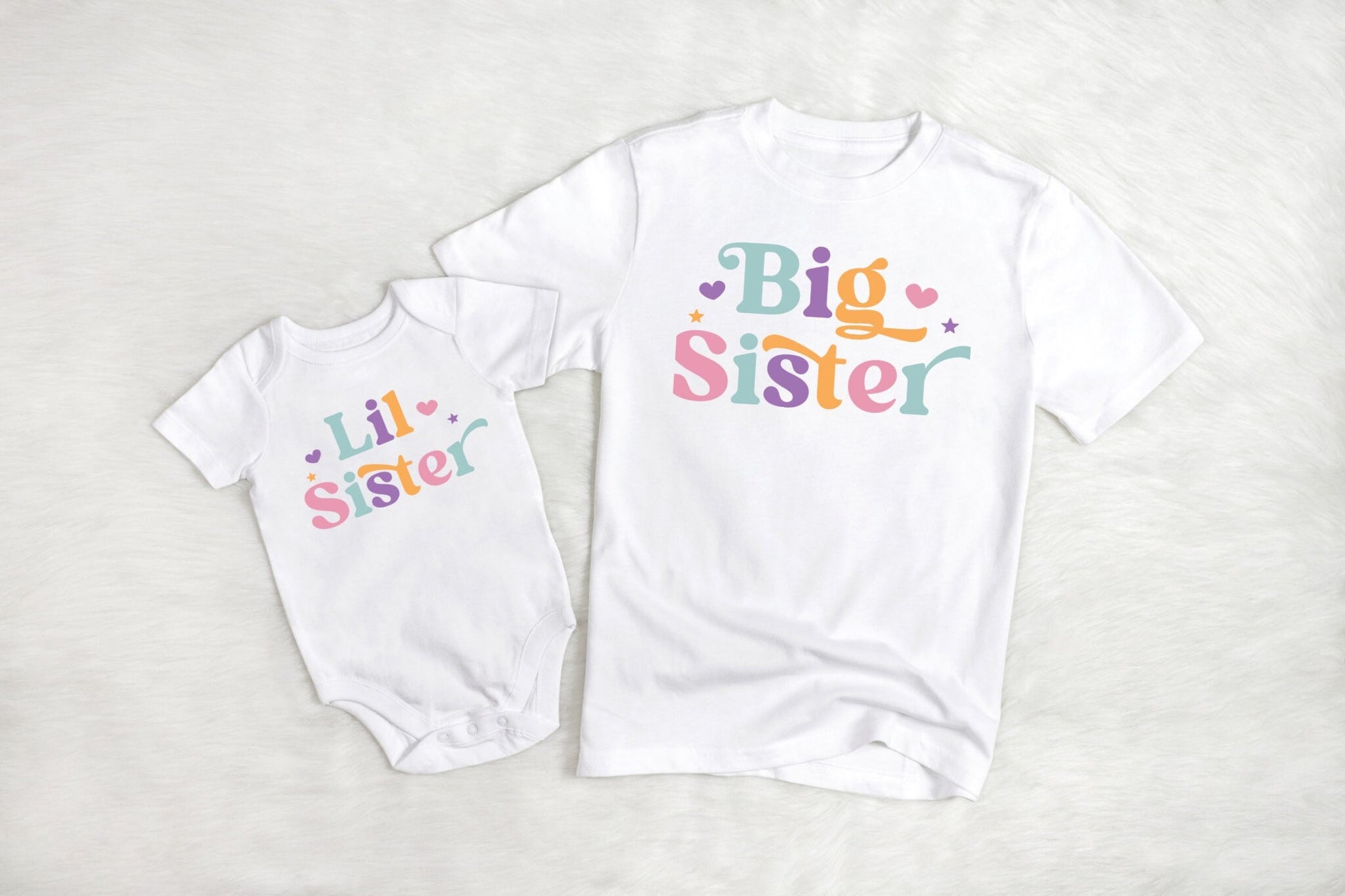 Big Sister & Little Sister Shirts, Matching Sister Shirts, Sister Outfits