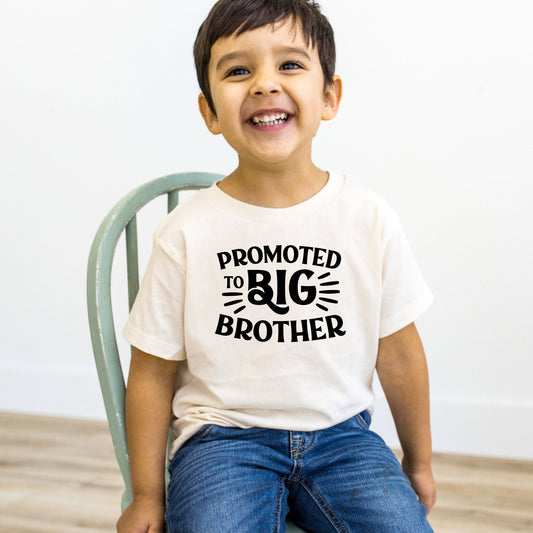 Promoted to Big Brother Shirt, 2nd child announcement, Gift for new Brother