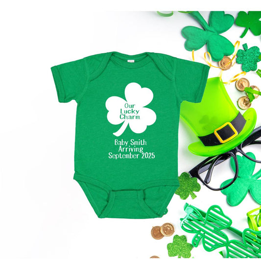 St. Patrick's Day pregnancy announcement