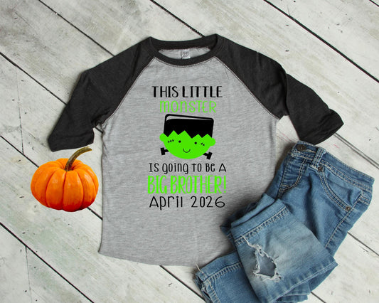 Halloween Promoted To Big Brother Shirt, Halloween Pregnancy Announcement