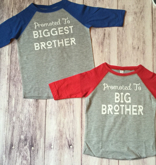 Promoted To Big Brother & Biggest Brother shirts