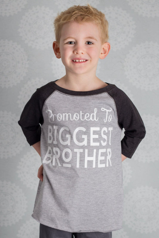 promoted to biggest brother shirt, pregnancy announcement shirt, soon to be big brother shirt, new baby announcement, big brother tee