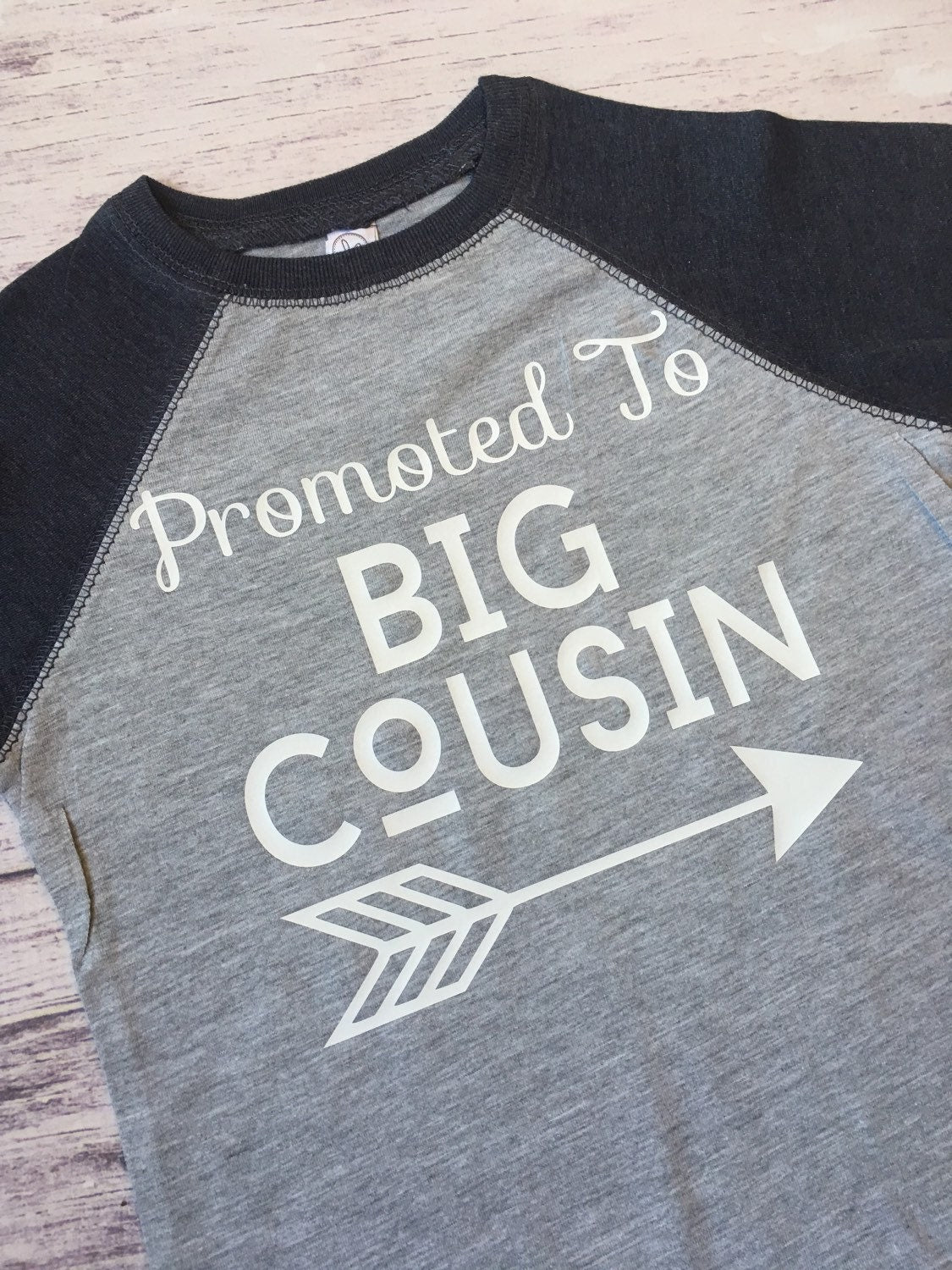 promoted to big cousin shirt