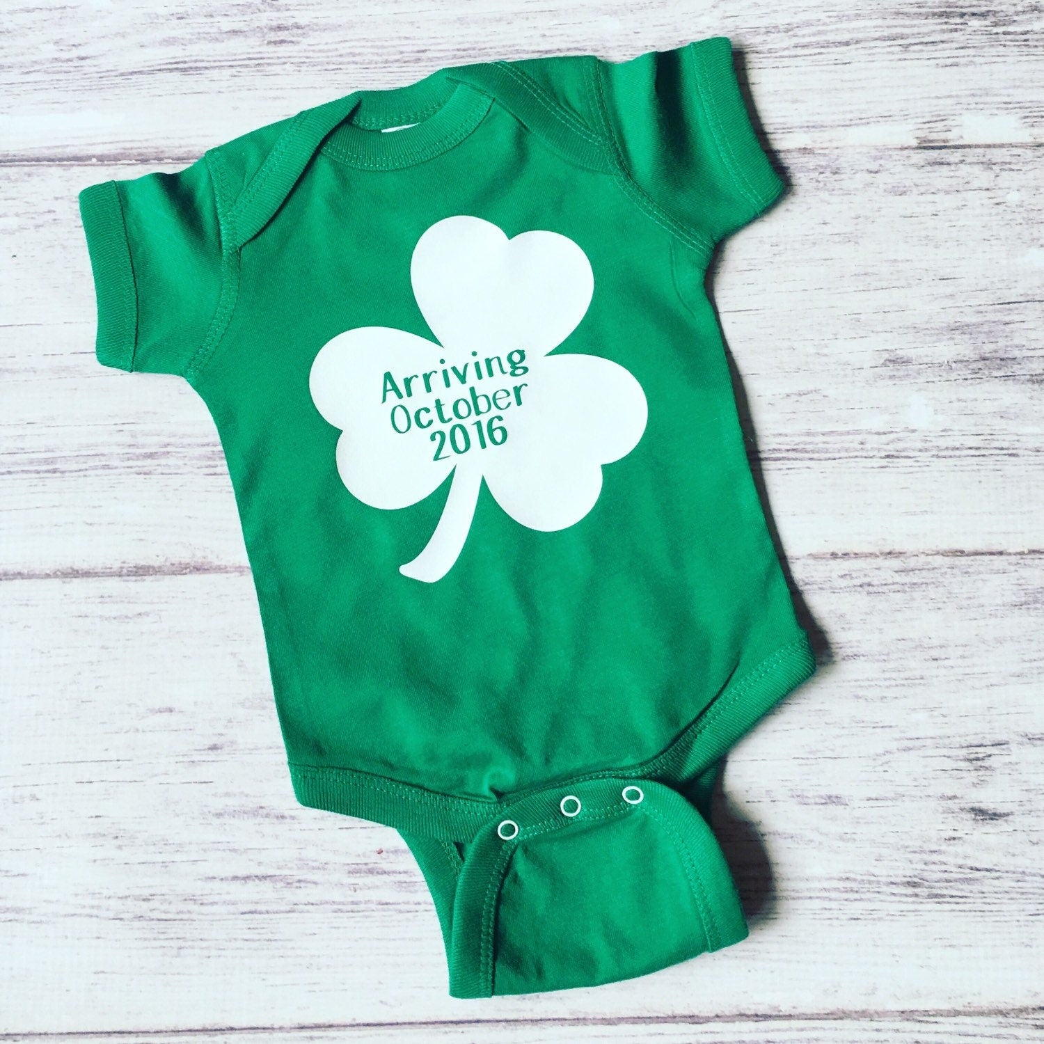St. Patricks pregnancy announcement shirt