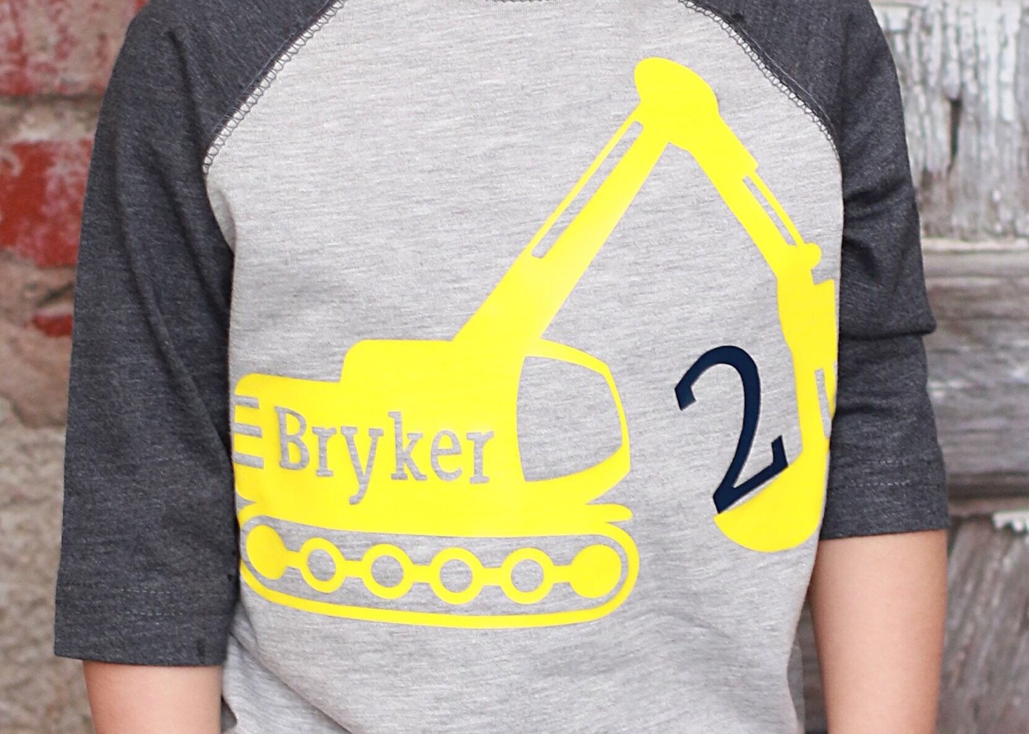 2nd Birthday Construction shirt