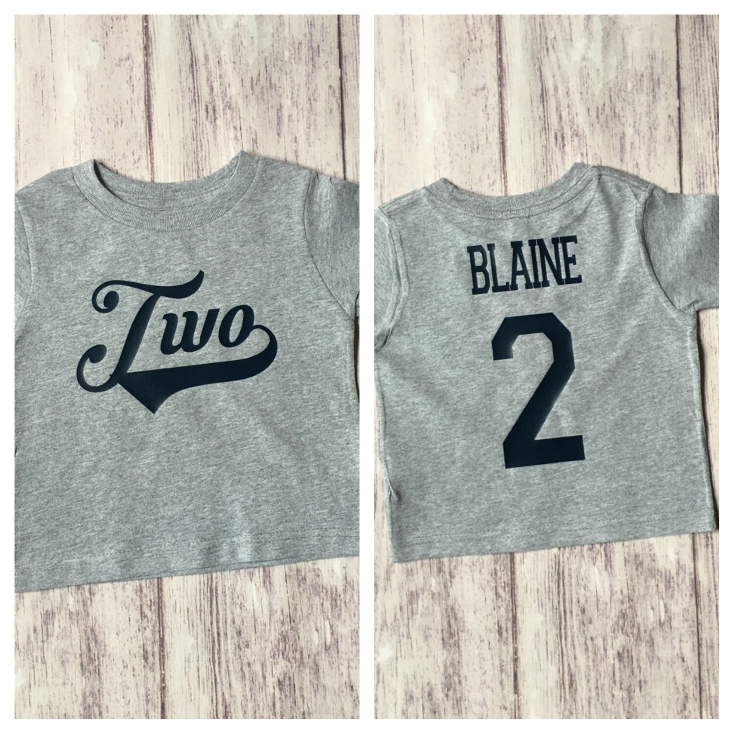2nd Birthday Baseball shirt