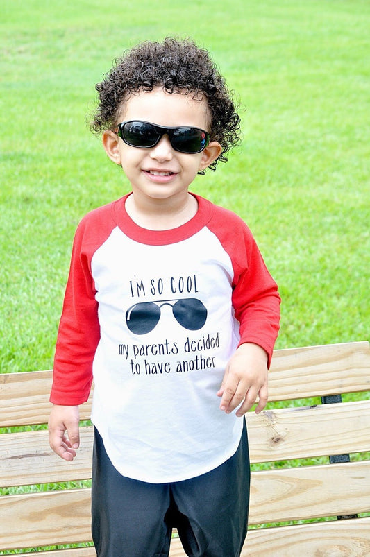 I'm so cool my parents are having another Big Brother Shirt - Purple Elephant MS