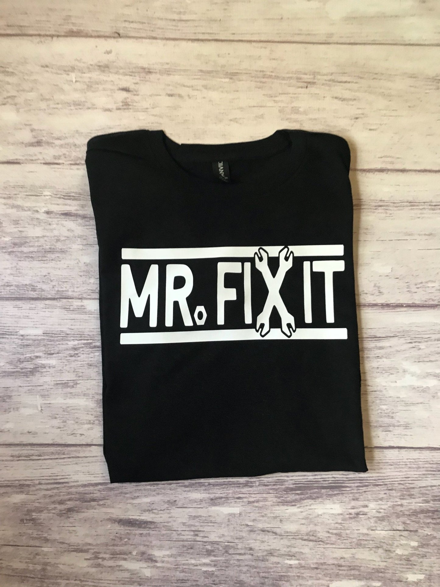 Mr Fix it, Mr Broke it, matching father son shirts - Purple Elephant MS