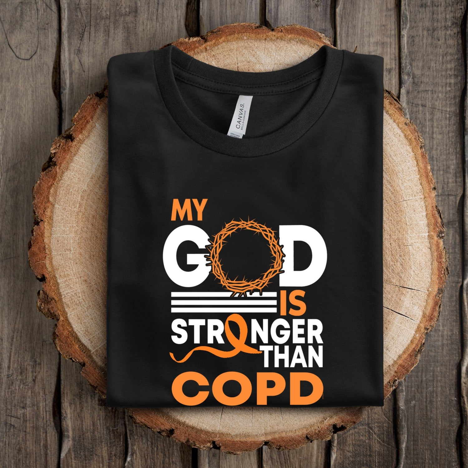 My God is Stronger than COPD - Purple Elephant MS