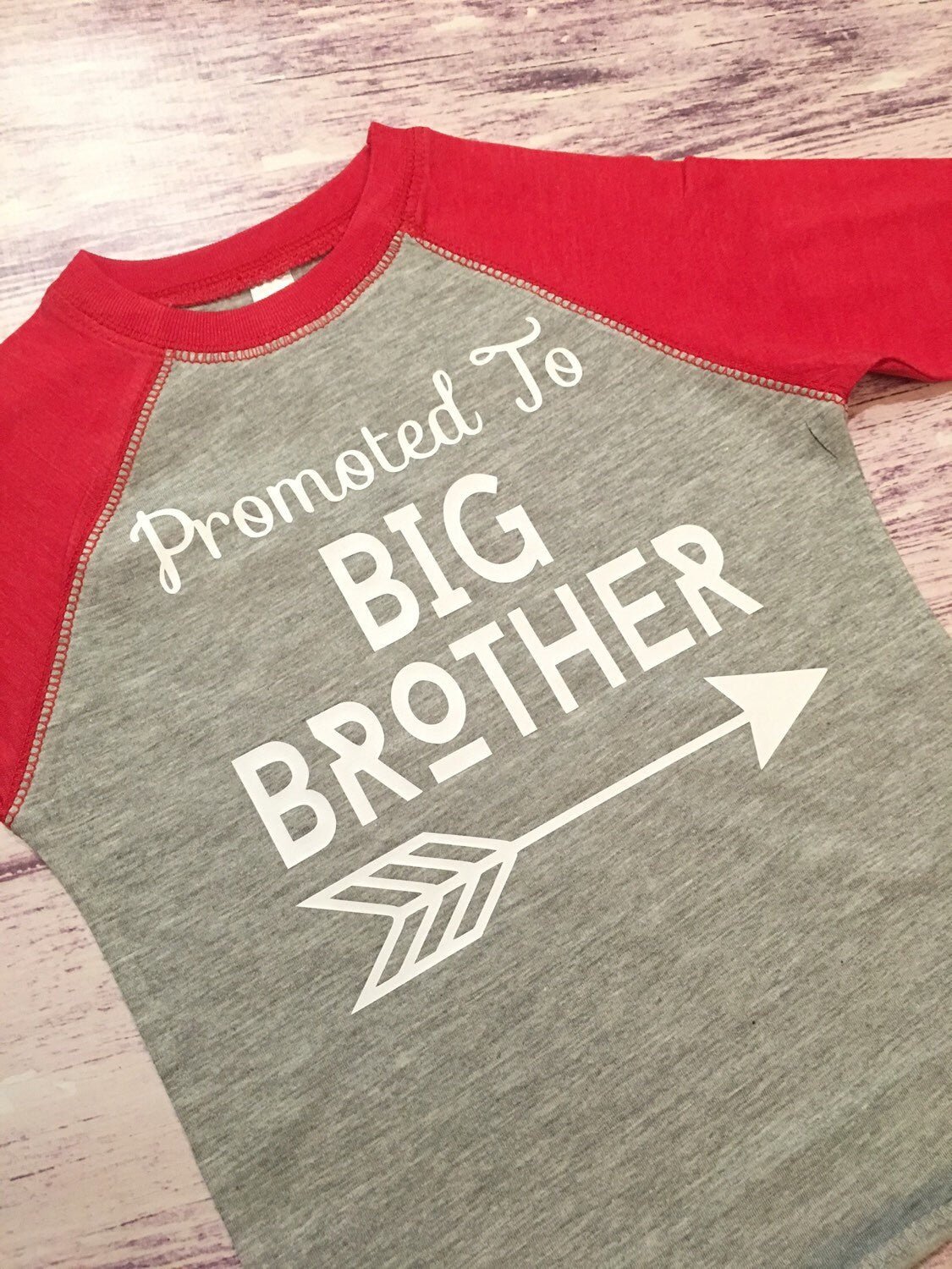 promoted to big brother shirt, pregnancy announcement shirt, soon to be big brother shirt, new baby announcement, big brother shirt - Purple Elephant MS