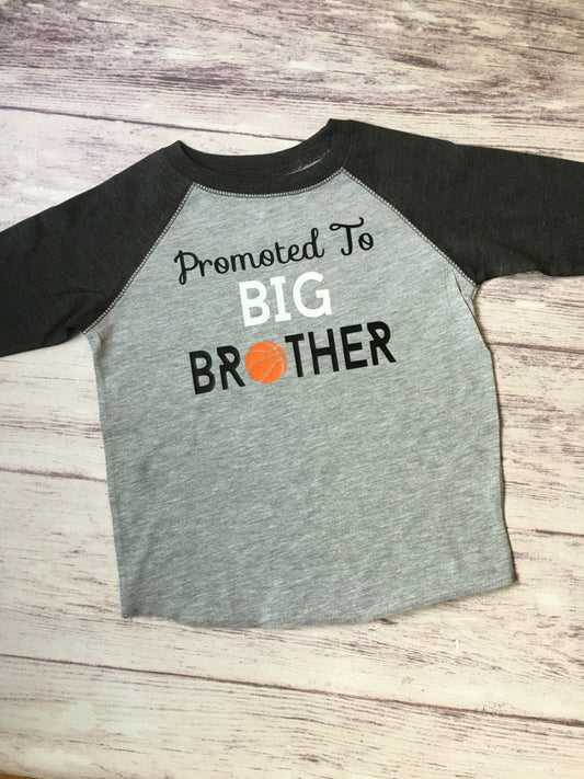 promoted to big brother shirt, pregnancy announcement shirt, soon to be big brother shirt, new baby announcement, big brother tee - Purple Elephant MS