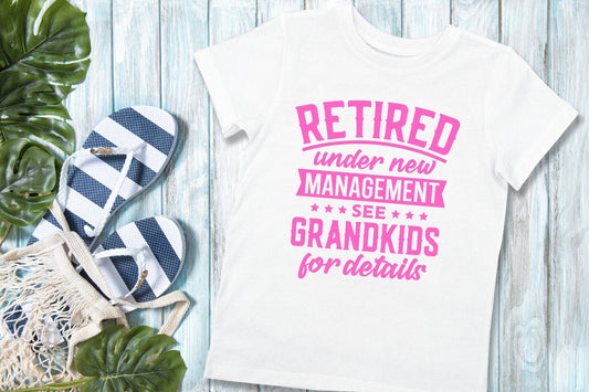 Retired Grandma Shirt, Retirement Gift for Grandma - Purple Elephant MS