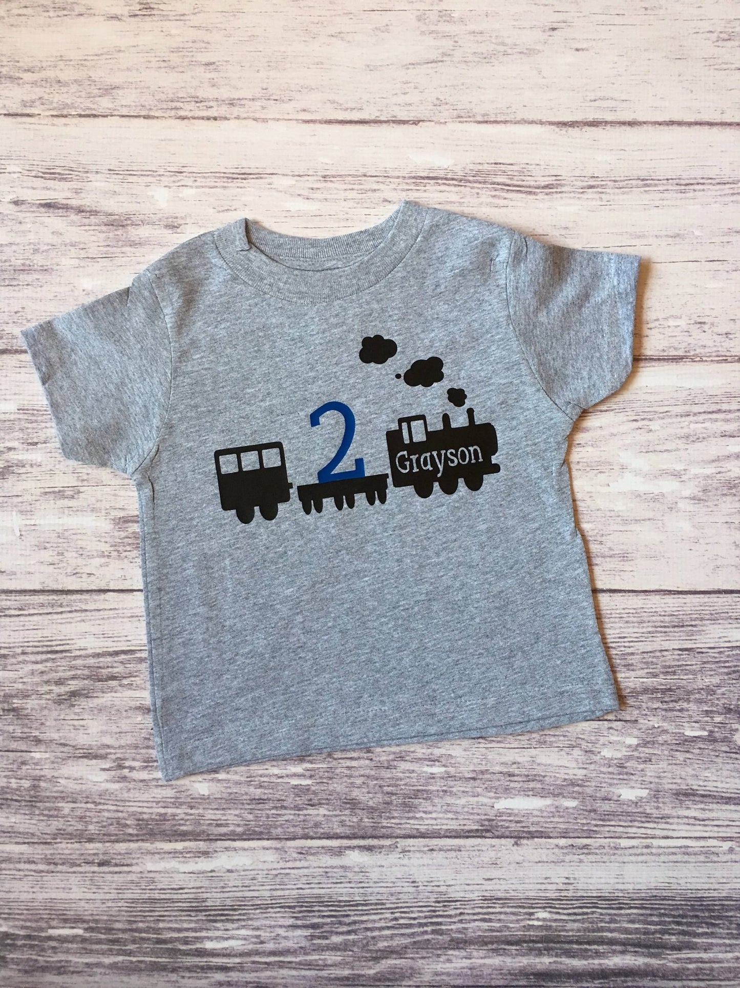 Train birthday shirt, choo choo train birthday shirt, train t-shirt, train shirt, train birthday party, choo choo train party - Purple Elephant MS